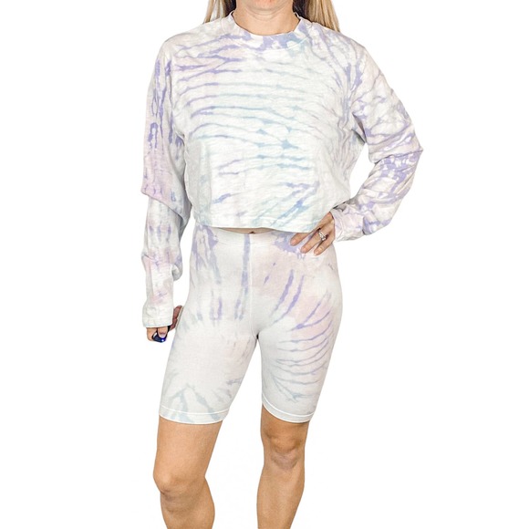 Cotton Citizen Sweat Set Brooklyn Peony Tie Dye Two Piece - Picture 3 of 12